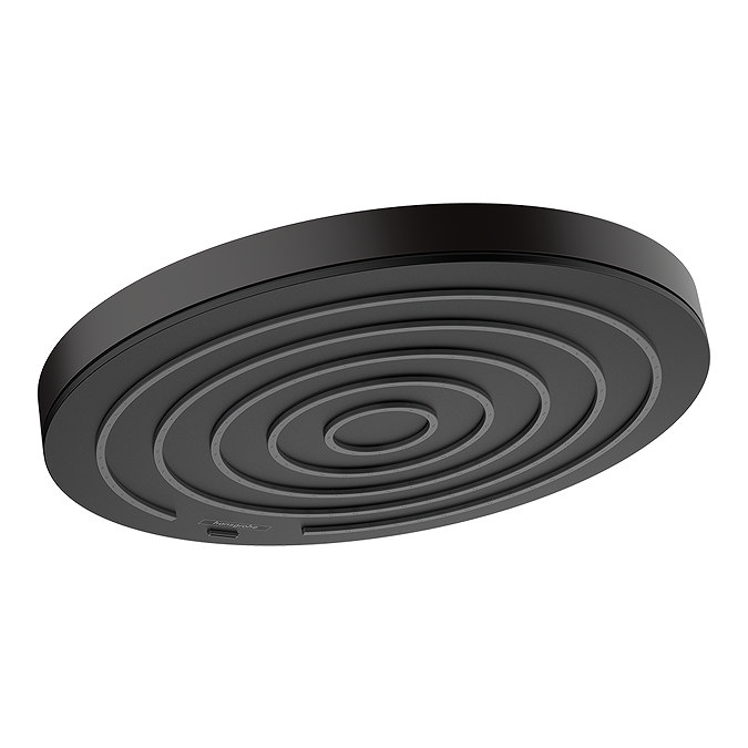 hansgrohe Pulsify S 260 Overhead Shower and 1jet EcoSmart Hand Shower, Slide Rail Kit with ShowerSelect Comfort S Thermostat-EcoSmart - Matt Black