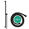 hansgrohe Pulsify S 260 Overhead Shower and 1jet EcoSmart Hand Shower, Slide Rail Kit with ShowerSelect Comfort S Thermostat-EcoSmart - Matt Black