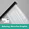 hansgrohe Pulsify S 260 Overhead Shower and 1jet EcoSmart Hand Shower, Slide Rail Kit with ShowerSelect Comfort S Thermostat-EcoSmart - Matt Black