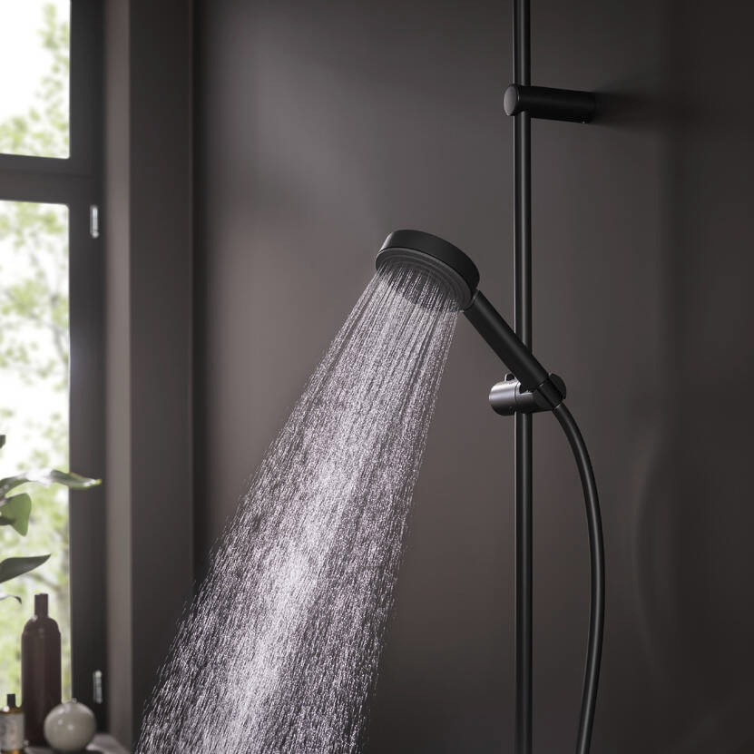 hansgrohe Pulsify S Hand Shower 105 1jet EcoSmart+ Matt Black