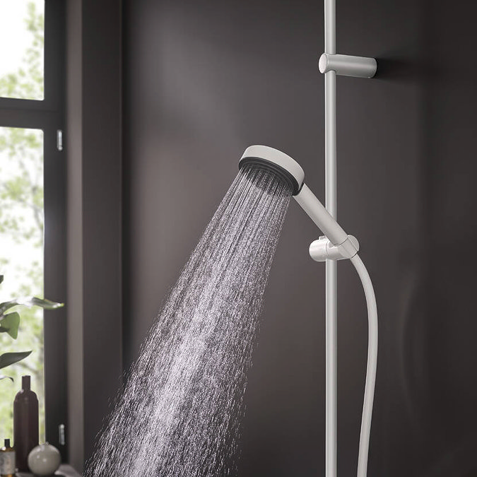 hansgrohe Pulsify S Hand Shower 105 1jet EcoSmart+ - Matt White