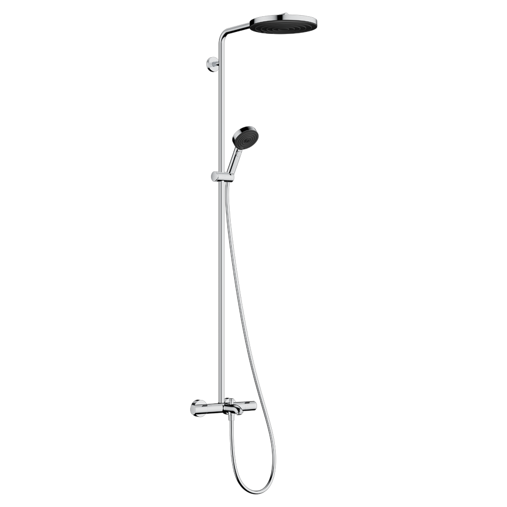 hansgrohe Pulsify S Puro Showerpipe 260 EcoSmart Thermostatic Shower ...