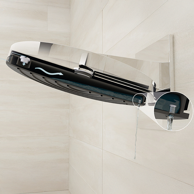 hansgrohe Pulsify S Showerpipe 260 1jet with ShowerTablet Select 400 - Chrome