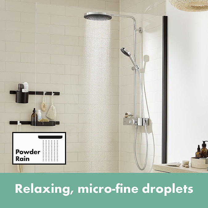 hansgrohe Pulsify S Showerpipe 260 1jet with ShowerTablet Select 400 - Chrome