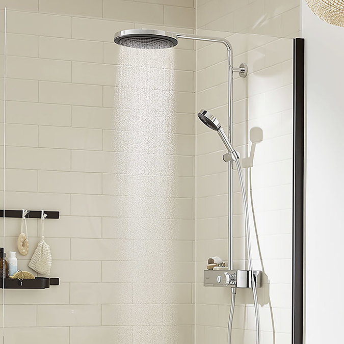 hansgrohe Pulsify S Showerpipe 260 1jet with ShowerTablet Select 400 - Chrome