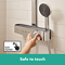 hansgrohe Pulsify S EcoSmart Showerpipe 260 2jet with ShowerTablet Select 400 - Chrome