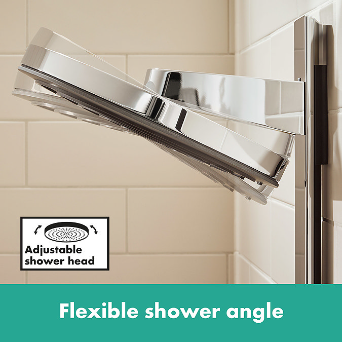 hansgrohe Pulsify S EcoSmart Showerpipe 260 2jet with ShowerTablet Select 400 - Chrome