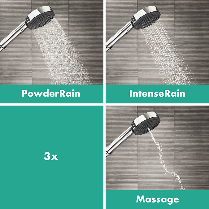 hansgrohe Pulsify S EcoSmart Showerpipe 260 2jet with ShowerTablet Select 400 - Chrome