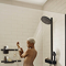 hansgrohe Pulsify S Showerpipe 260 2jet EcoSmart with ShowerTablet Select 400 - Matt Black