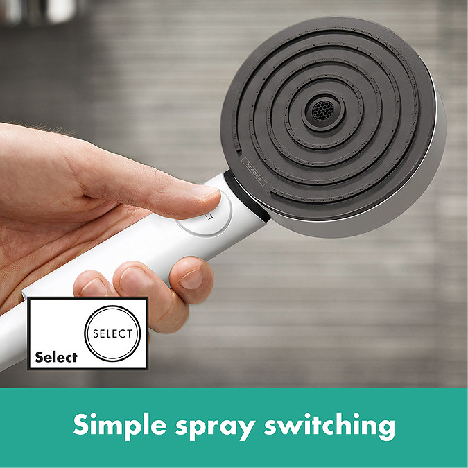 hansgrohe Pulsify S Showerpipe 260 2jet with ShowerTablet Select 400 - Matt White
