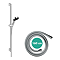 hansgrohe Pulsify Select S Shower Set 105 3jet Relaxation with Shower Bar 90cm - Chrome