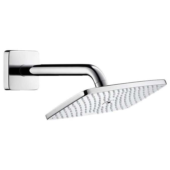 hansgrohe Raindance E 240 1-Spray Shower Head with Wall Mounted Arm - 27370000 Large Image