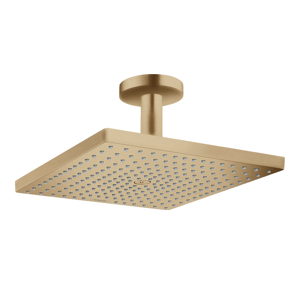 hansgrohe Raindance E 300 1-Spray Shower Head with Ceiling Mounted Arm - Brushed Bronze
