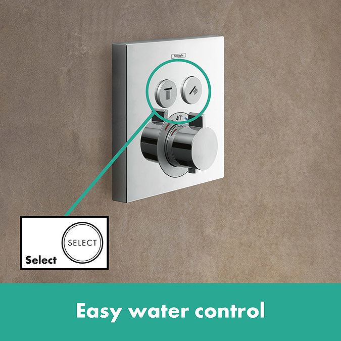 hansgrohe Raindance E Complete Shower Set with Wall Mounted Shower Handset - 27952000 Feature Large Image