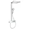 hansgrohe Raindance E Showerpipe 300 with ShowerTablet 350 Thermostatic Shower - 27361000 Large Imag