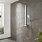 hansgrohe Raindance E Showerpipe 360 Thermostatic Shower Mixer - Chrome - 27112000  In Bathroom Large Image