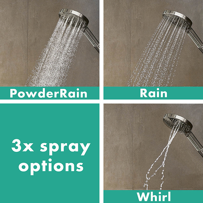 hansgrohe Raindance S Complete Shower Set with Wall Mounted Shower Handset - 27951000 Feature Large Image