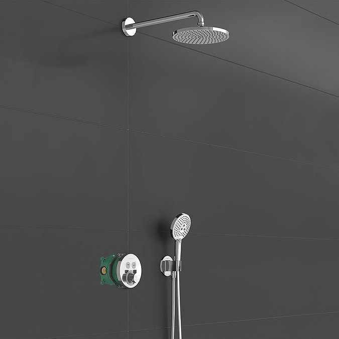 hansgrohe Raindance S Complete Shower Set with Wall Mounted Shower Handset - 27951000  Newest Large Image