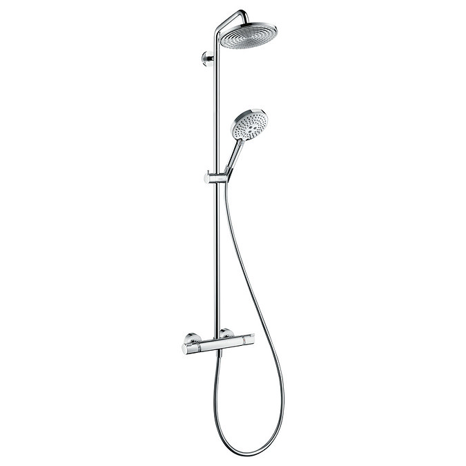 hansgrohe Raindance S Showerpipe 240 Thermostatic Shower Mixer - 27115000 Large Image