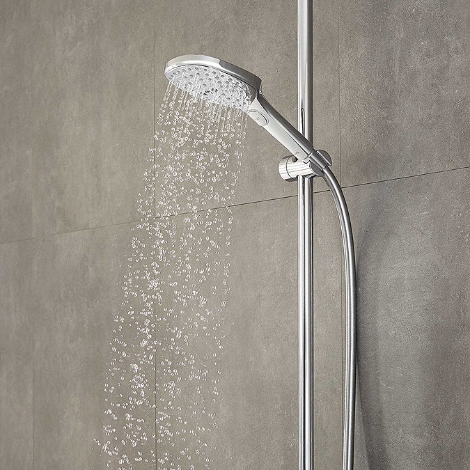 hansgrohe Raindance Select E 120 3-Spray Hand Shower - Chrome - 26520000  In Bathroom Large Image