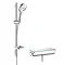 hansgrohe Raindance Select E 120 with Ecostat Select Thermostatic Shower Mixer - Chrome - 27038000 L