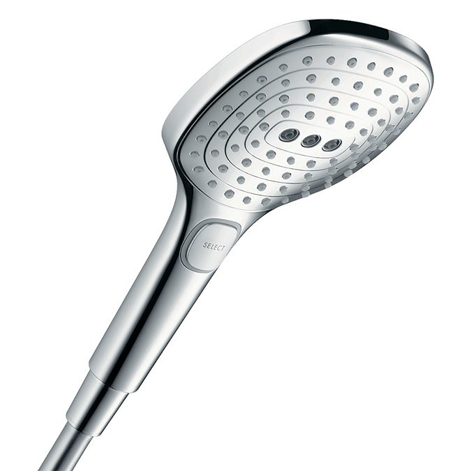 hansgrohe Raindance Select E Complete Shower Set with Wall Mounted Shower Handset - 27296000  Featur