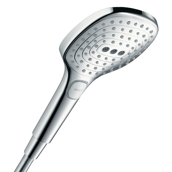 hansgrohe Raindance Select E Complete Shower Set with Wall Mounted Shower Handset - 27296000 Featur
