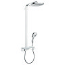 hansgrohe Raindance Select E Showerpipe 300 with ShowerTablet Select 300 Thermostatic Shower - Chrom