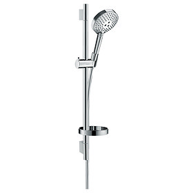 hansgrohe Raindance Select S 120 PowderRain 3-Spray 65cm Shower Slider Rail Kit with Soap Dish - 276