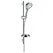 hansgrohe Raindance Select S 120 PowderRain 3-Spray 65cm Shower Slider Rail Kit with Soap Dish - 276