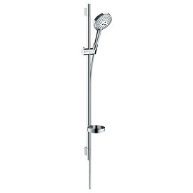 hansgrohe Raindance Select S 120 PowderRain 3-Spray 90cm Shower Slider Rail Kit with Soap Dish - 276