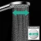 hansgrohe Raindance Select S 120 PowderRain 3-Spray Hand Shower with Holder & 1.25m Hose - 27669000 additional Large Image