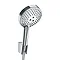 hansgrohe Raindance Select S 120 PowderRain 3-Spray Hand Shower with Holder & 1.25m Hose - 27669000
