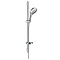 hansgrohe Raindance Select S 150 3-Spray 90cm Shower Slider Rail Kit with Soap Dish - Chrome - 27803