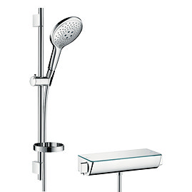 hansgrohe Raindance Select S 150 with Ecostat Select Thermostatic Shower Mixer - Chrome - 27036000 L