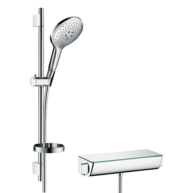 hansgrohe Raindance Select S 150 with Ecostat Select Thermostatic Shower Mixer - Chrome - 27036000 L