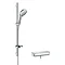 hansgrohe Raindance Select S 150 with Ecostat Select Thermostatic Shower Mixer - Chrome - 27037000 L