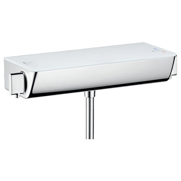 hansgrohe Raindance Select S 150 with Ecostat Select Thermostatic Shower Mixer - White/Chrome - 2703