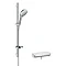 hansgrohe Raindance Select S 150 with Ecostat Select Thermostatic Shower Mixer - White/Chrome - 2703