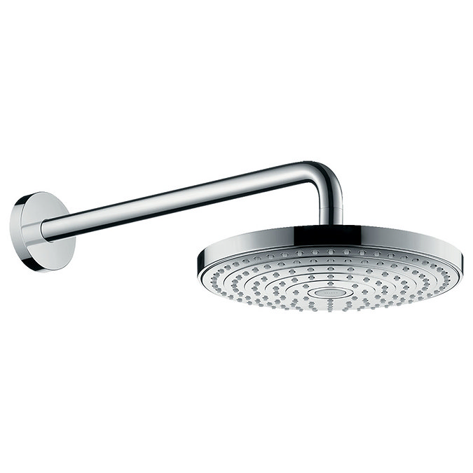 hansgrohe Raindance Select S 240 2-Spray Shower Head with Wall Mounted Arm - Chrome - 26466000 Large