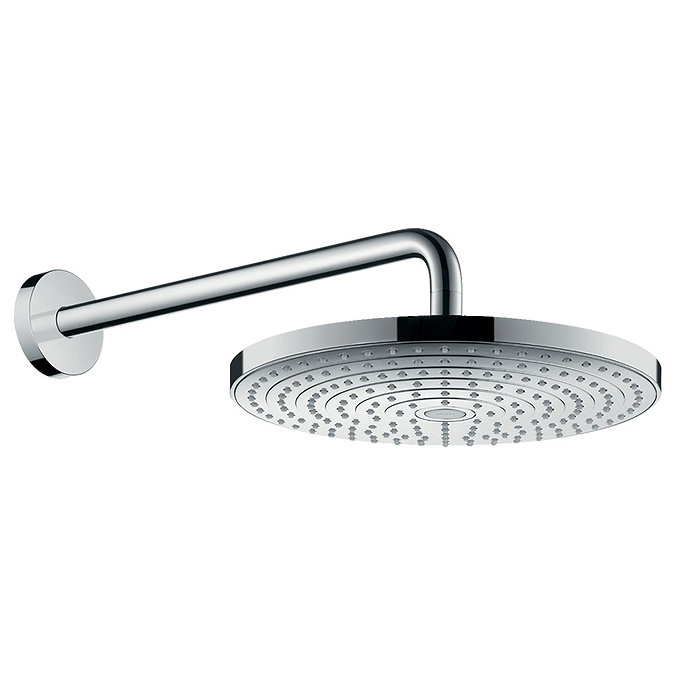 hansgrohe Raindance Select S 300 2-Spray Shower Head with Wall Mounted Arm - 27378000 Large Image