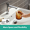 hansgrohe Rebris E CoolStart Single Lever Basin Mixer 110 with Pop-up Waste - Chrome