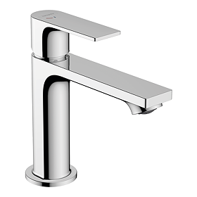 hansgrohe Rebris E CoolStart Single Lever Basin Mixer 110 with Pop-up Waste - Chrome