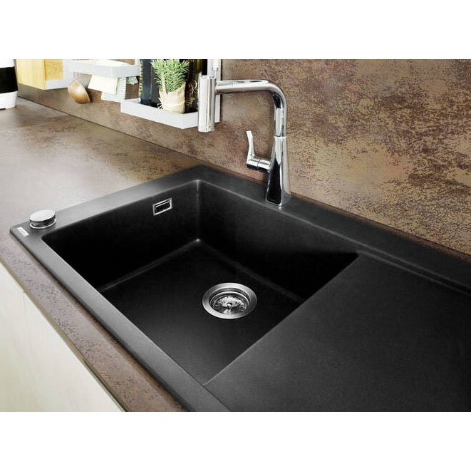 hansgrohe S5110-F450 1.0 Bowl Built-in Kitchen Sink with Drainer ...