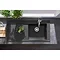 hansgrohe S514-F450 1.0 Bowl Built-in Kitchen Sink with Drainer - Graphite Black - 43314170  Feature