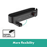 hansgrohe ShowerTablet Select Bath Thermostat 400 for Exposed Installation - Matt Black
