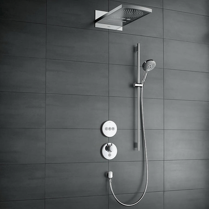 hansgrohe ShowerSelect S Valve for Concealed Installation for 3 Outlets - 15745000  Profile Large Im