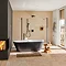 hansgrohe ShowerSelect Thermostatic Mixer for Concealed Installation for 2 Outlets - Matt Black - 15763670  In Bathroom Large Image