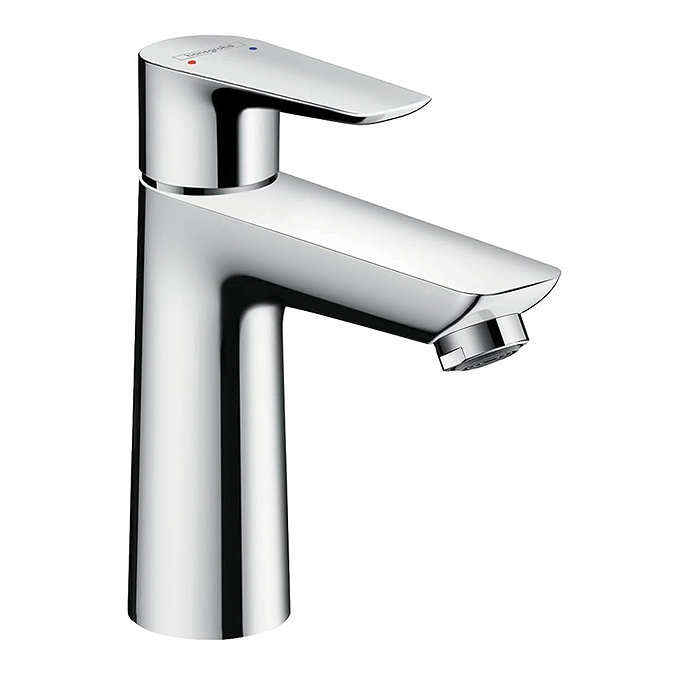 hansgrohe Talis E Chrome Single Lever Basin Mixer 110 + Waste