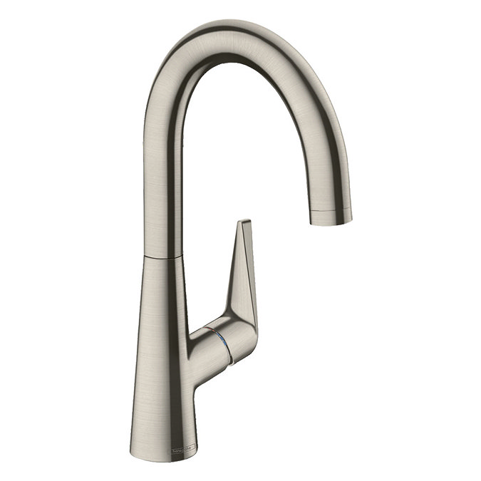 hansgrohe Talis M51 Single Lever Kitchen Mixer 220 - Stainless Steel - 72814800 Large Image